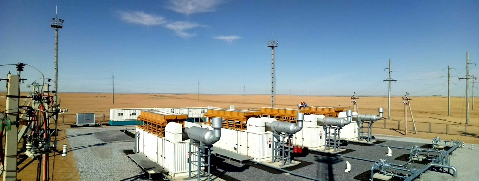 Газопоршневая электростанция на попутном газе
